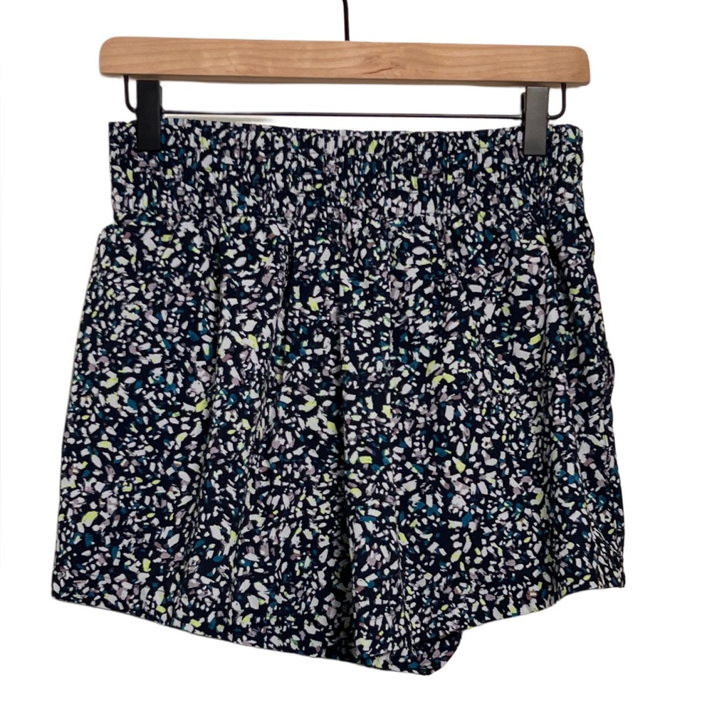 Athleta Print Pattern Athletic Shorts - image 1